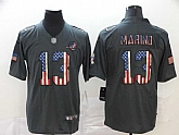 Nike Dolphins 13 Dan Marino 2019 Salute To Service USA Flag Fashion Limited Jersey,baseball caps,new era cap wholesale,wholesale hats